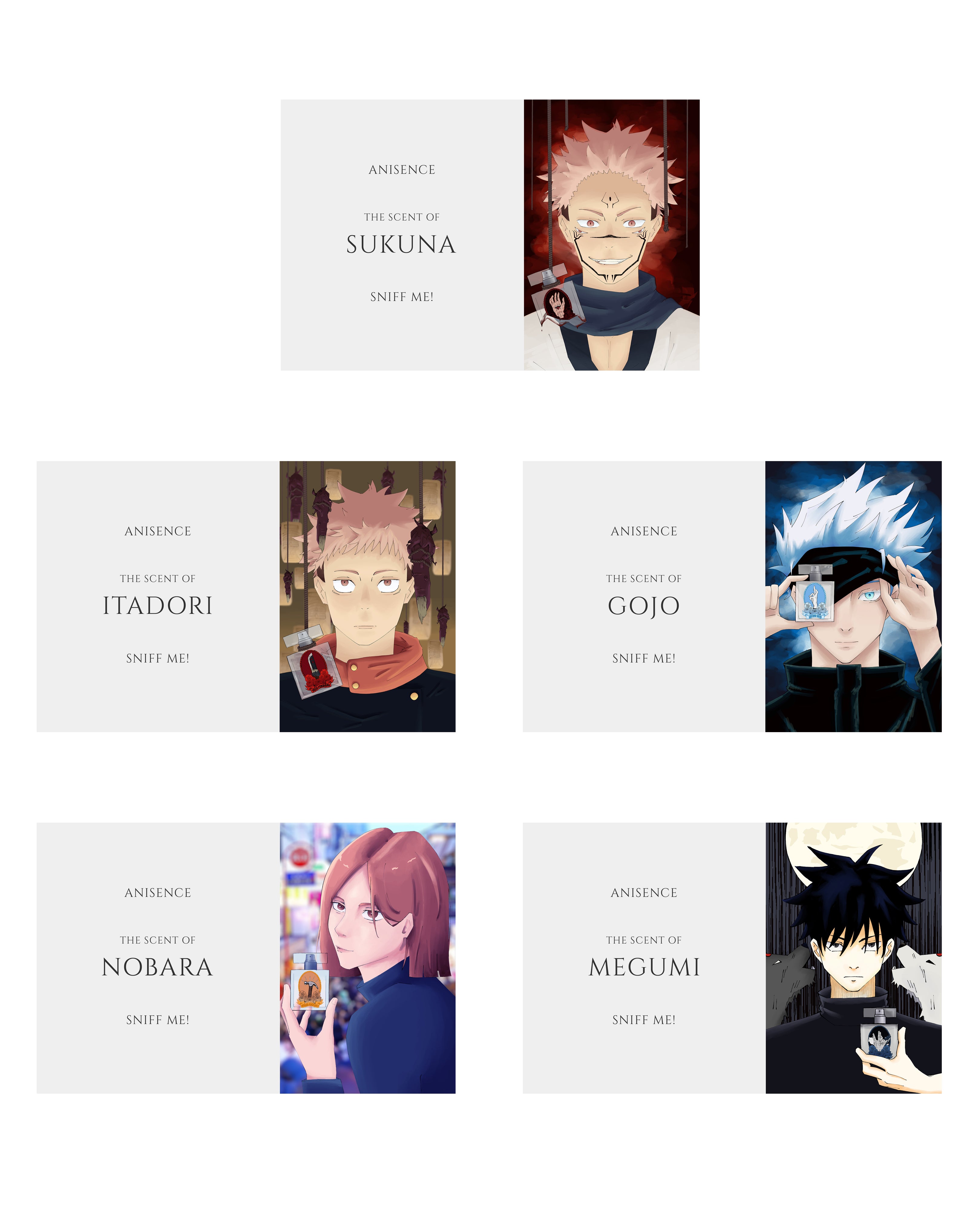 JJK Blotter Set | Experience and Test the scents