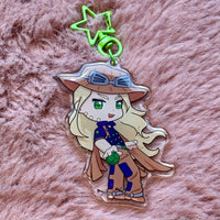 Gyro inspired keychain