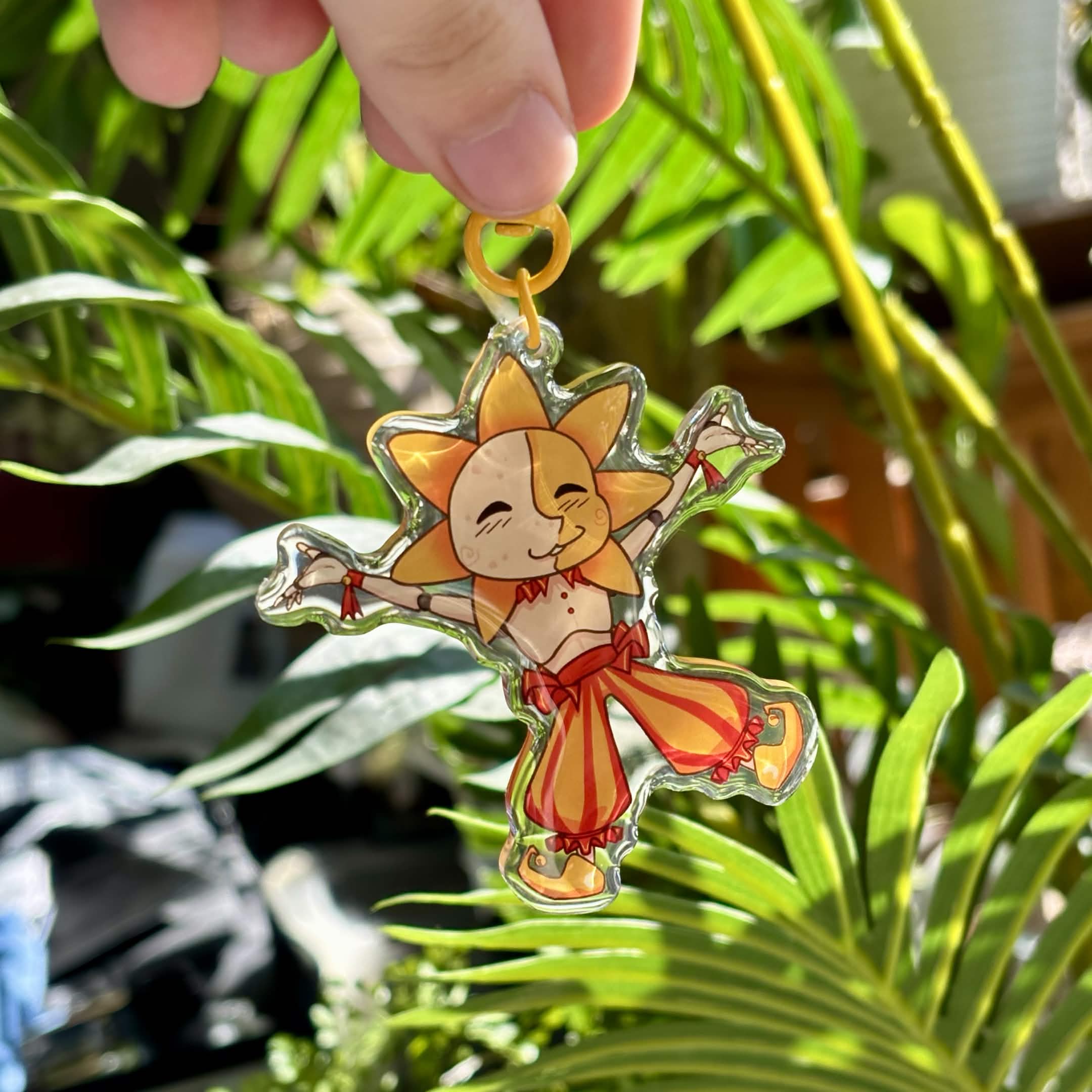 Sun Inspired Keychain (FNAF Security Breach)