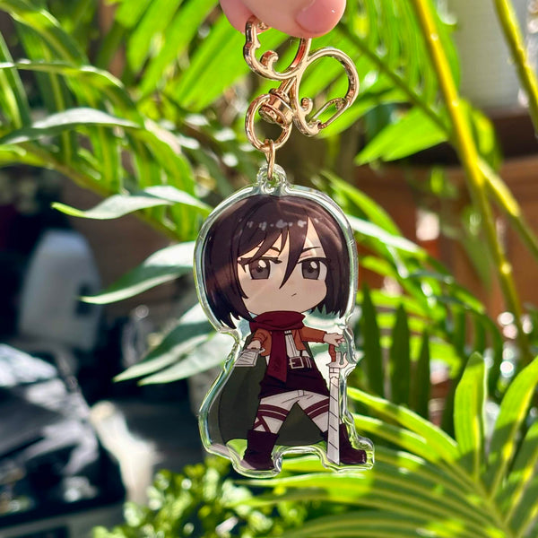 Mikasa Inspired Keychain by Inuzunaa